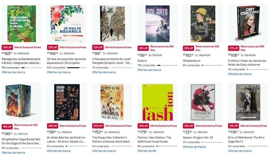 Livros em promoção